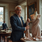 Haute couture : qui est le premier créateur ? Découvrez son histoire ! Homme élégant en costume vintage dans un atelier parisien