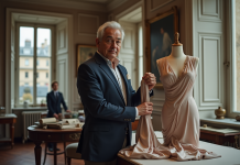 Haute couture : qui est le premier créateur ? Découvrez son histoire ! Homme élégant en costume vintage dans un atelier parisien