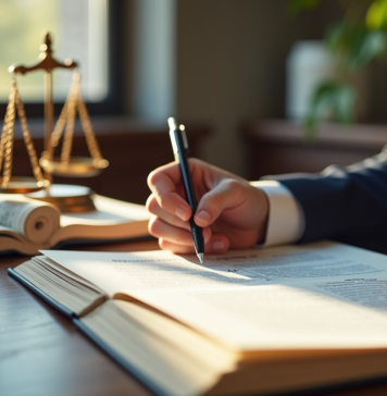 Tour d’horizon sur l’article 700 du Code de Procédure Civile Avocat dans un bureau moderne avec code civil ouvert