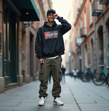 Marques streetwear : lesquelles choisir pour un look stylé ? Jeune homme en streetwear dans une ville dynamique